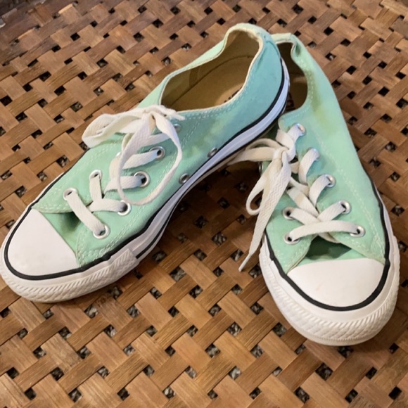 Converse Shoes - Mint Green Chucks